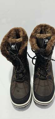 ZeroXposur Women's Winter Boots Faux Fur Lined Brown US 8 K94234601